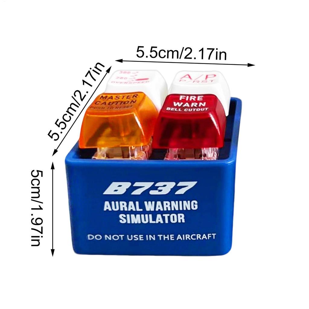 Брелок-брелок аварийного оповещения самолета Симулятор предупреждающего звука Egpws Брелок-подвеска для сигнализации экипажа Подвеска для рюкзака Декор для салона автомобиля