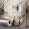 1Roll Marble Imitation Self-Adhesive Wall Sticker Thick Gilded Luxury TV Background Wallpaper Waterproof Oilproof Home Decor