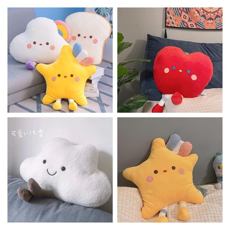 Ultra-soft Crystal Fleece Stuffed Fruit And Bread Plush Toys For Sleeping And Snuggling