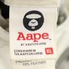 AAPE reversible Down jacket XL White system A BATHING APE logo Men's Used