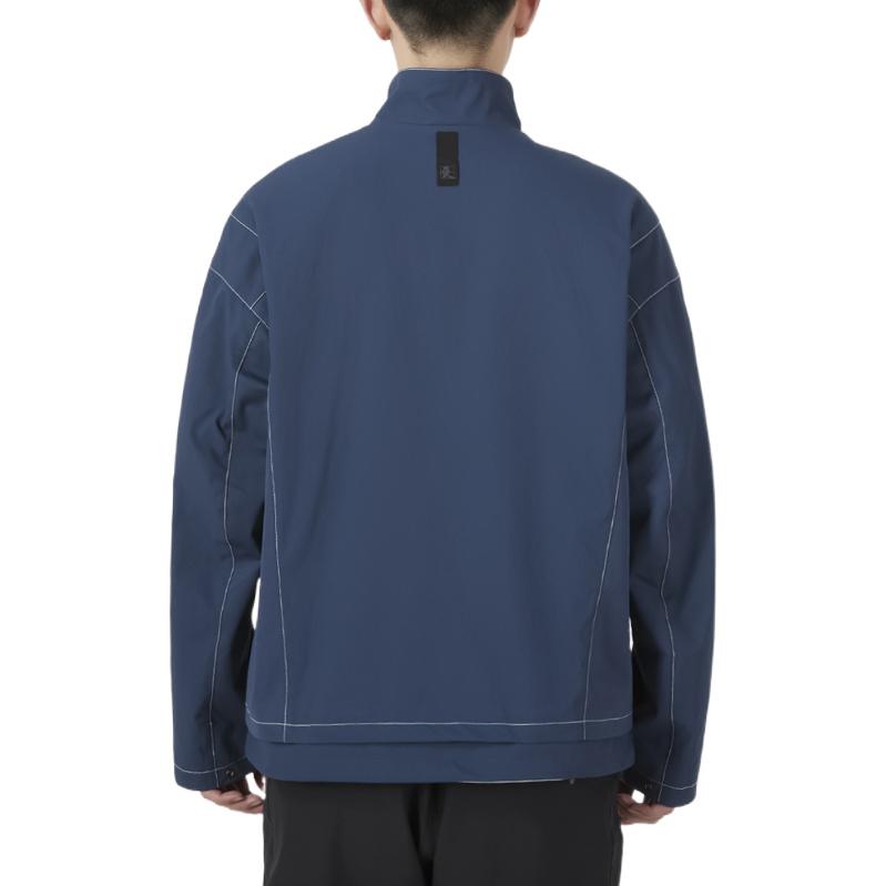 Adidas Jackets Men's Blue Stand Collar Moderate Other HM7471