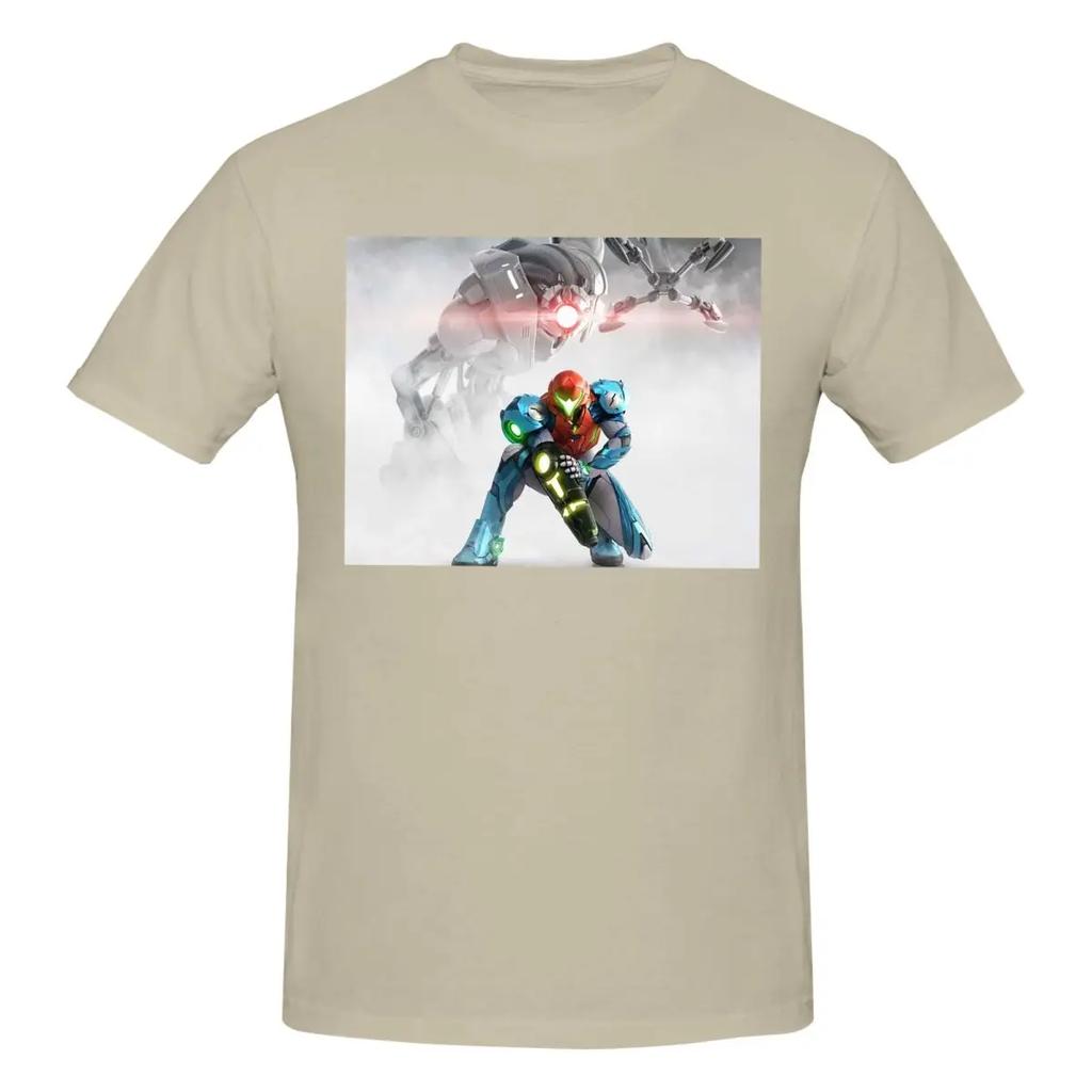 100 Cotton Metroid Tshirt Unisexs Fashion Oversized T Shirt Unisex Crew Neck Summer Shirts Tops S6xl