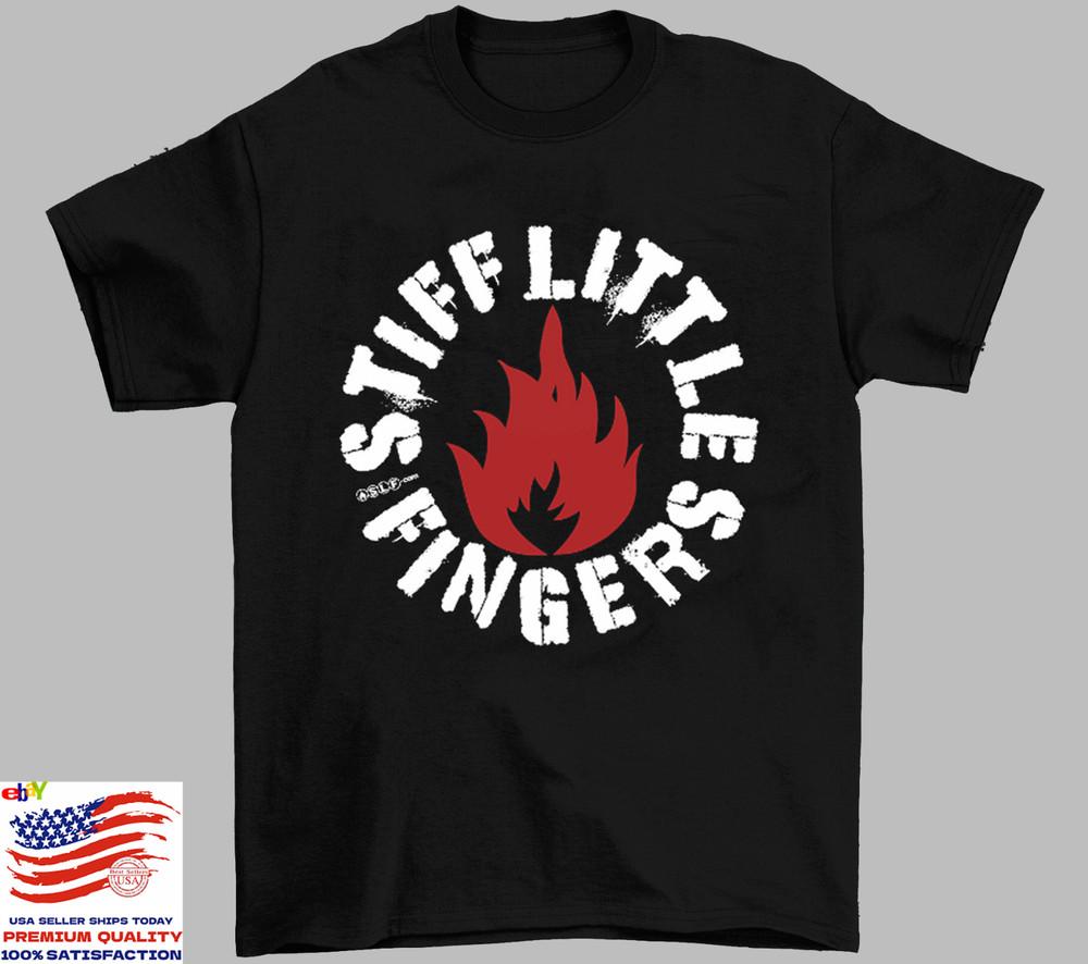 Stiff Little Fingers Punk Rock Band Logo T shirt Full size S-5XL