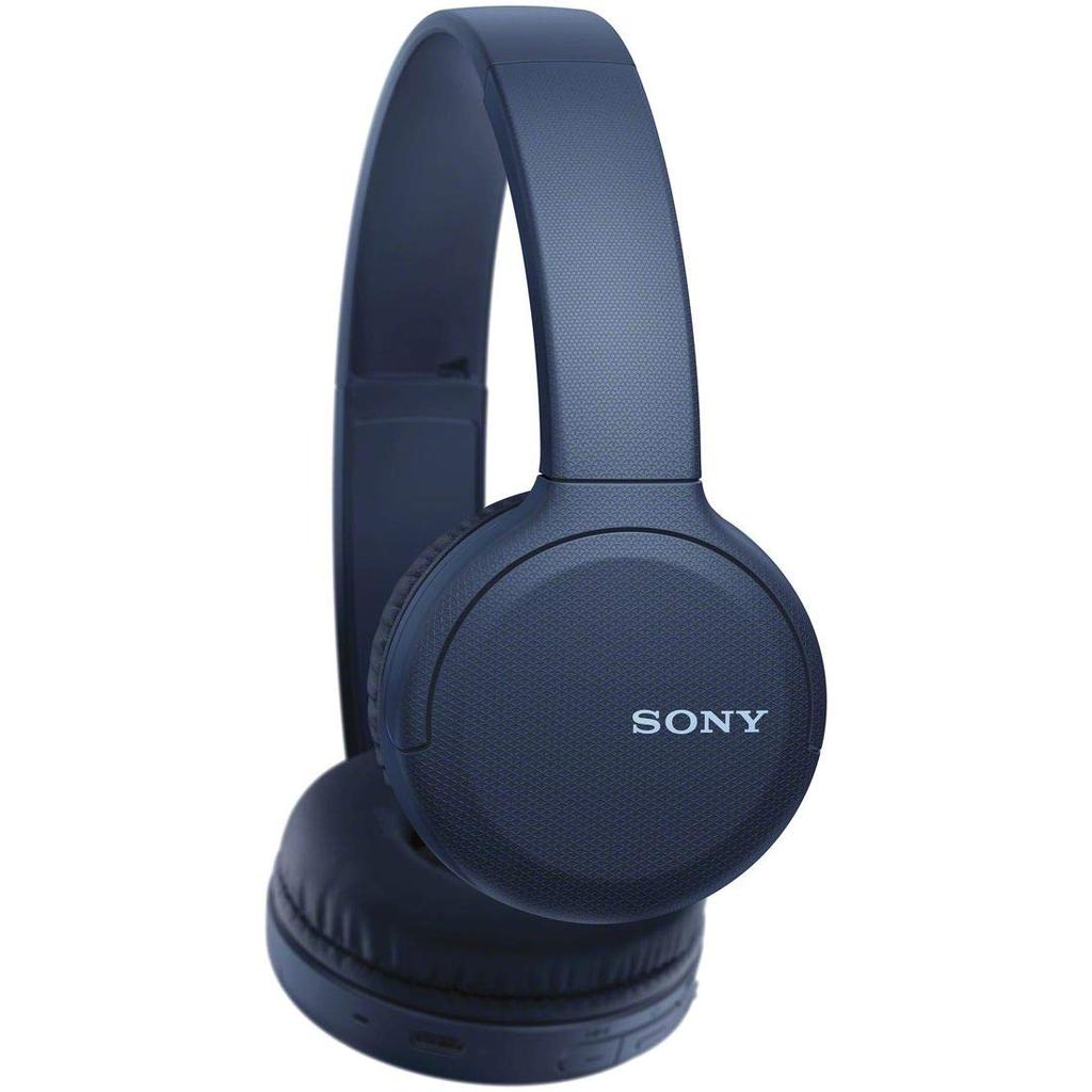 Sony Беспроводные наушники Bluetooth совместимы с AAC до 35 часов непрерывного воспроизведения модель 2019 года с микрофоном синий L WH-CH510 / / / / / WH-CH510