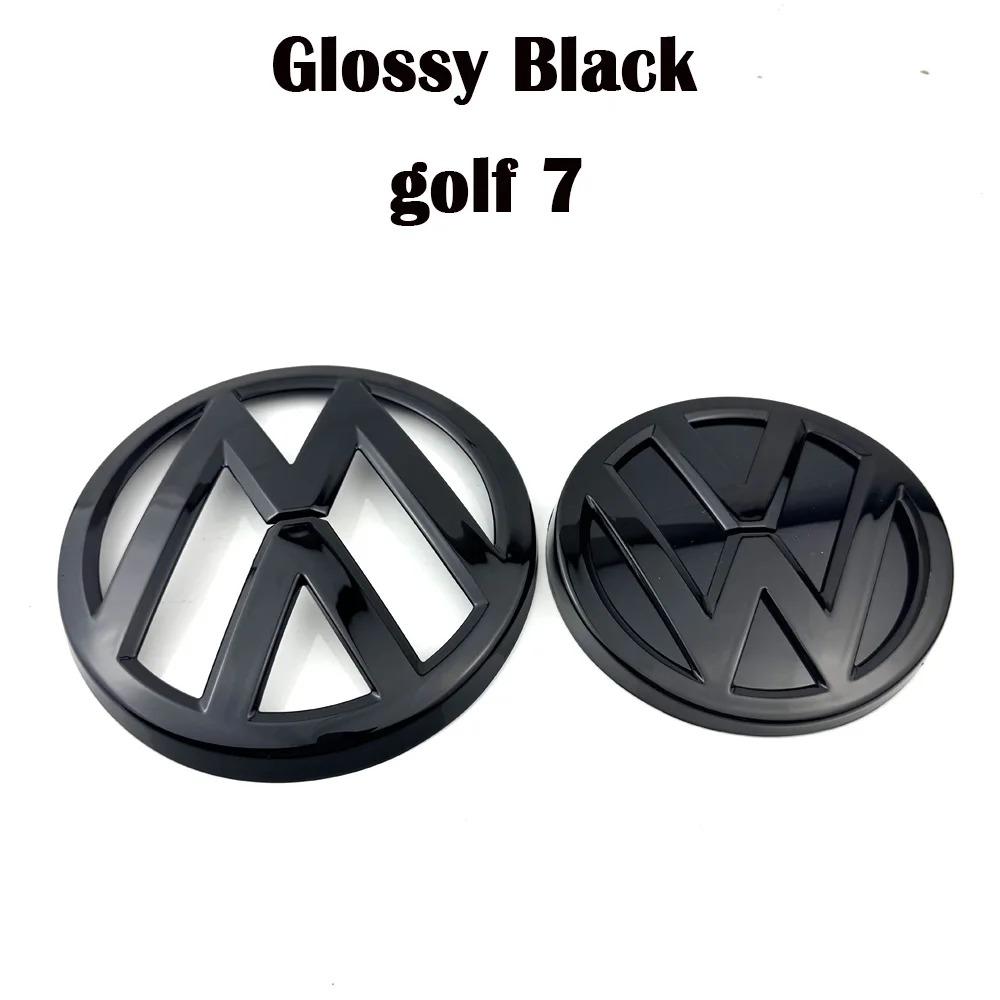 2pcs Car Front Bonnet Grille Rear Trunk Emblem Logo Replacement Badge Golf6 Golf7 Replaced For vw Golf 7.5 MK7.5 2018 2019 2020NI5