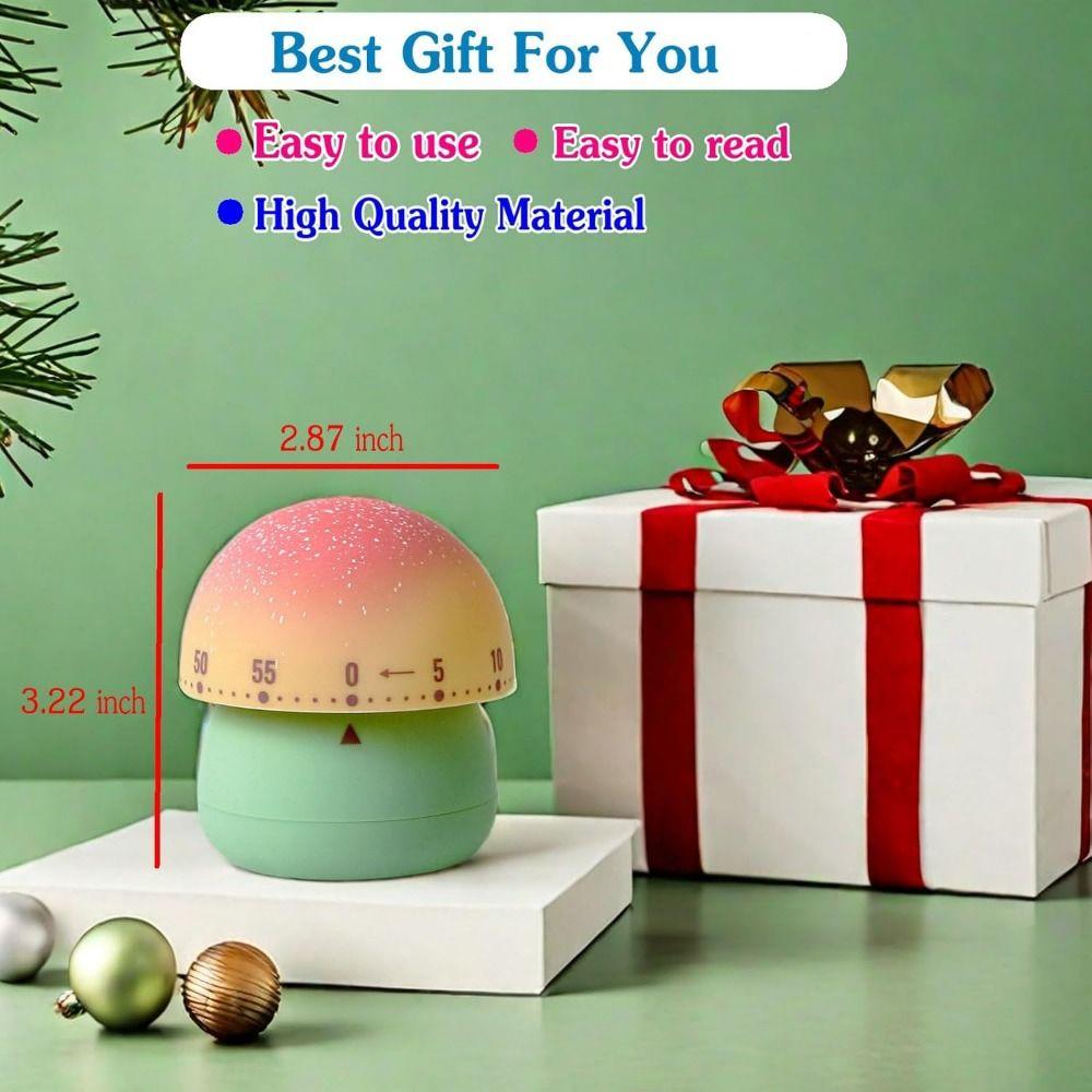 Ручной таймер обратного отсчета Милый гриб Инструменты для управления временем Игра на пианино