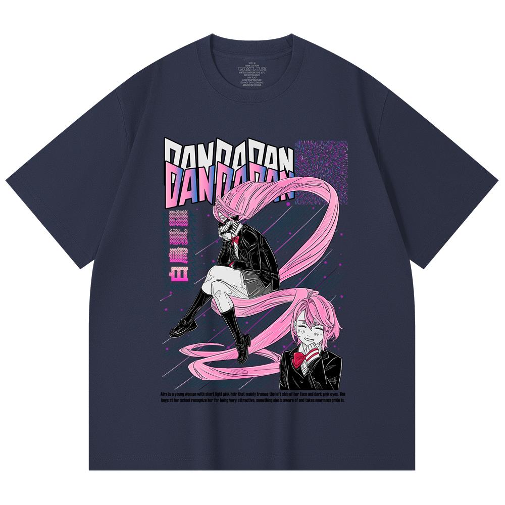 230 Gsm 100% Cotton Dandadan V2 Aira Print Unisex Heavy Cotton T Shirt