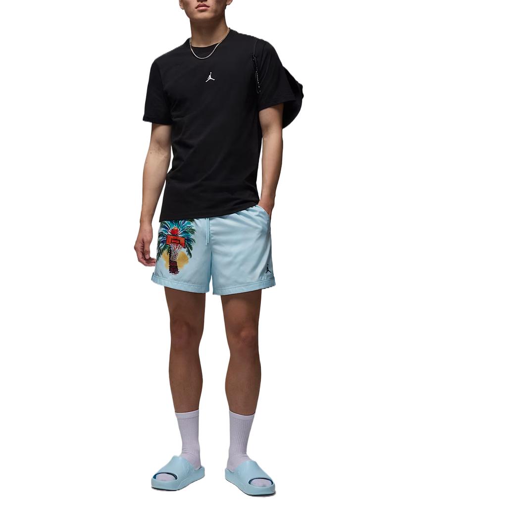 Jordan Comfortable Fashion Versatile Soft Short Sleeve T-Shirt Men Tops Black IB7521-010