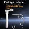 Permanent Repair Kit Fuel Tank Repair Kit (Fuel Door Hinge Pin with Gas Door Spring) Compatible with 2007- Tundra Replace#: 77368-0C010