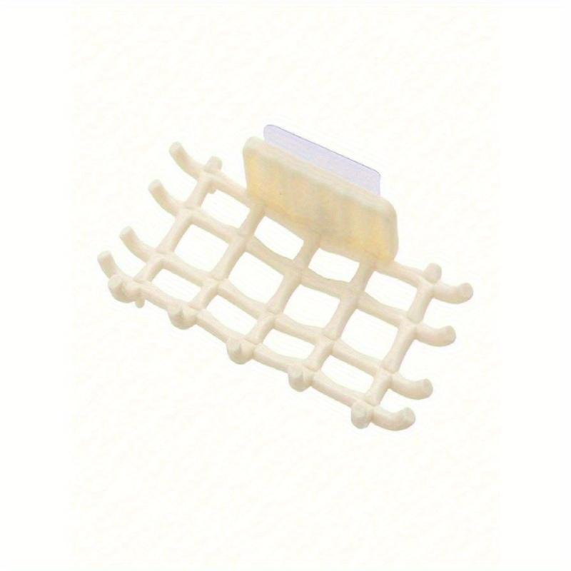 1 шт. Настенная мыльница-полка, Настенная дренажная полка для хранения, Бытовая, Без перфорации, Для ванной комнаты, Высококачественное туалетное мыло, Крючок для мыла