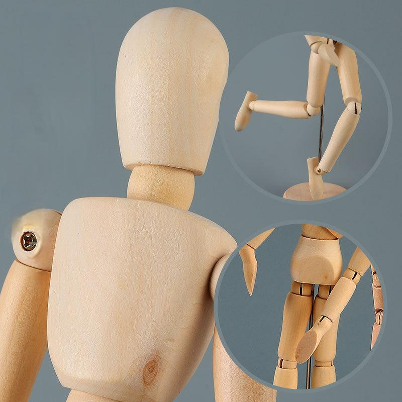 1 шт., восьмидюймовый шарнир, подвижная кукольная фигурка, украшение, инструменты для эскиза художественной живописи, деревянные поделки