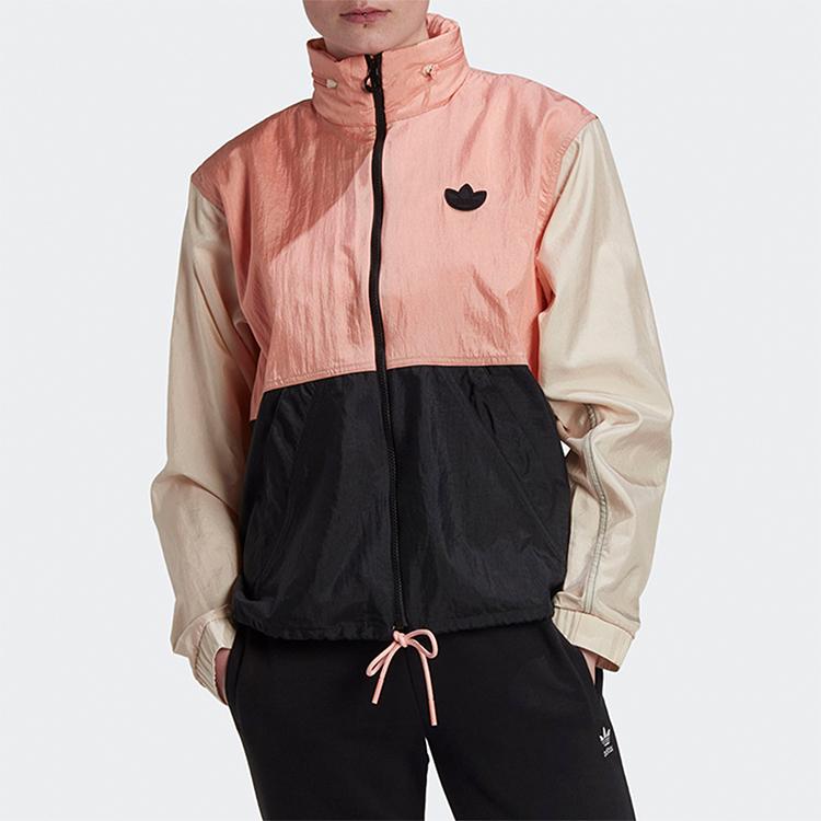Adidas Originals Jackets Women's Pink Stand Collar Moderate Other GK8559