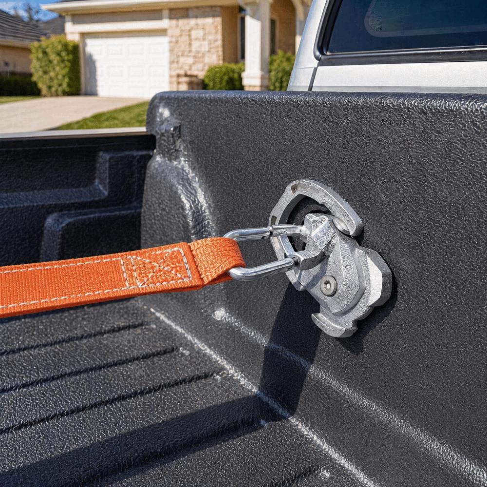 Alloy Tone Cargo Fastening Clip Durable Truck Bed Anchor Hook Bed Liner Buckle Foton Pickup Refit