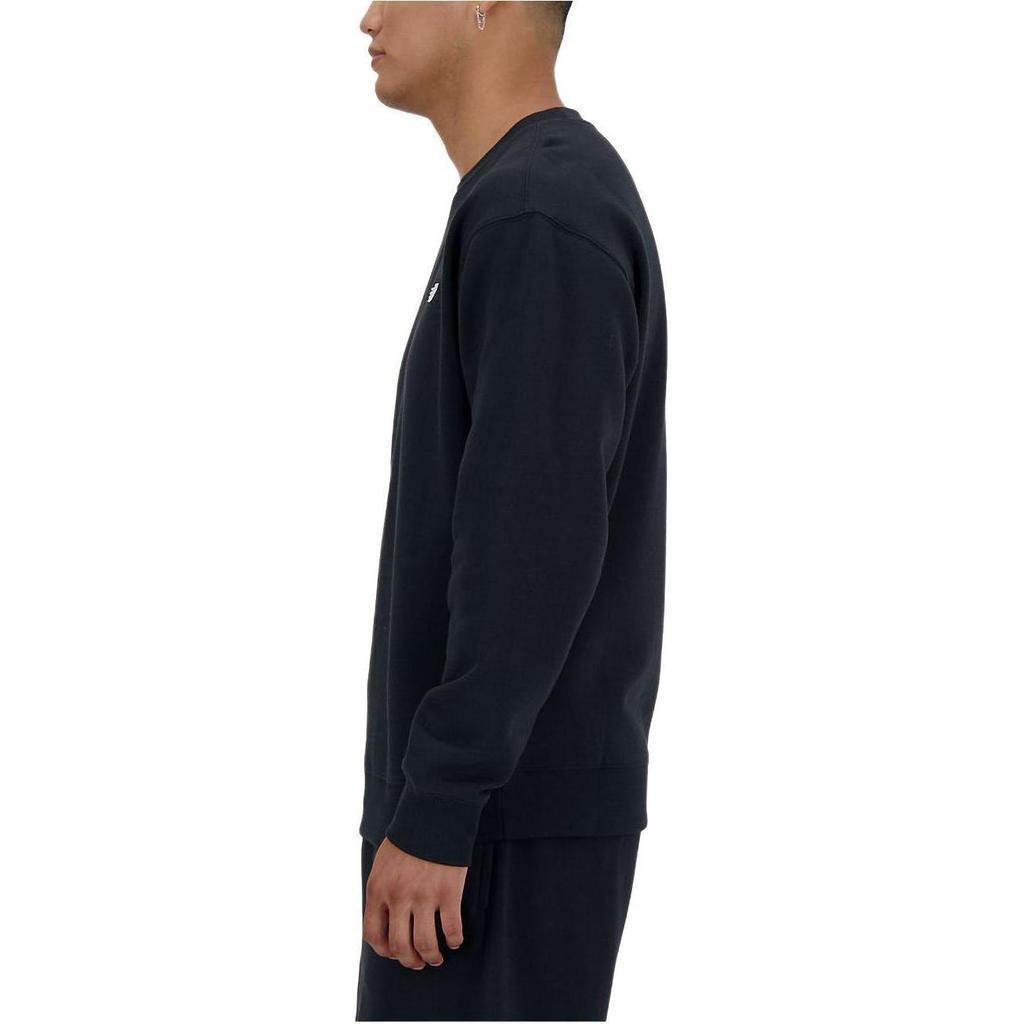 New Balance embroidered-logo crew-neck sweatshirt Men's MT41510-BK