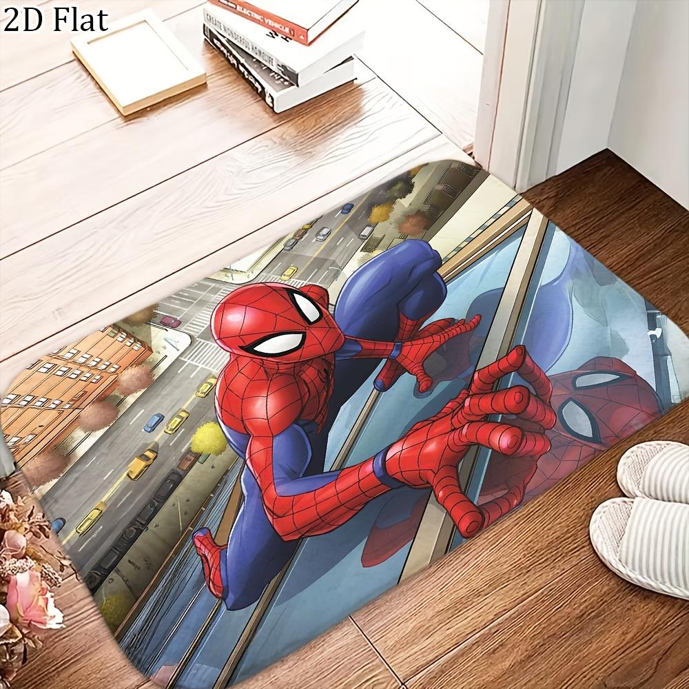 1pc Flannel Rug, Marvel Superheroes Bathroom Mat, Multiple Sizes, Multi-functional for Daily Use, Suitable for Bathroom, Entra