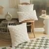 Jacquard Plush Geometric Pillowcase Living Room Sofa Cushion Cover Decorative Pillow Cover