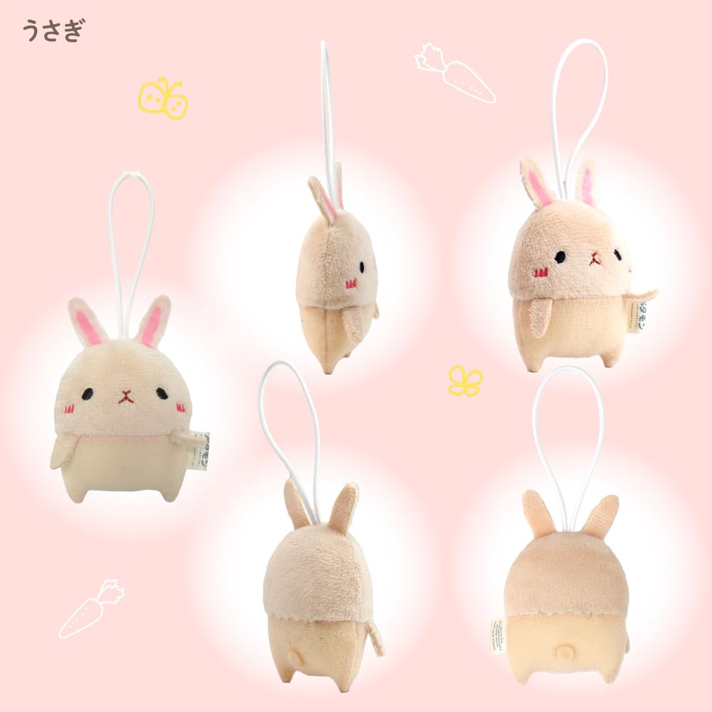Morisaka Global Petamon талисман кролик xx см животное кролик ремешок подвеска милая мягкая игрушка для выхода шитья фото сумки и рюкзаки 5.5 2.5