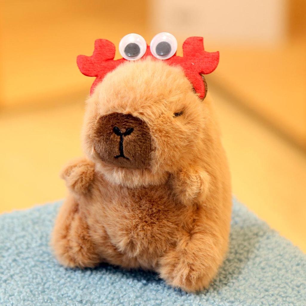 Плюшевая игрушка Капибара, брелок-подвеска - Мягкая игрушка, тряпичная кукла