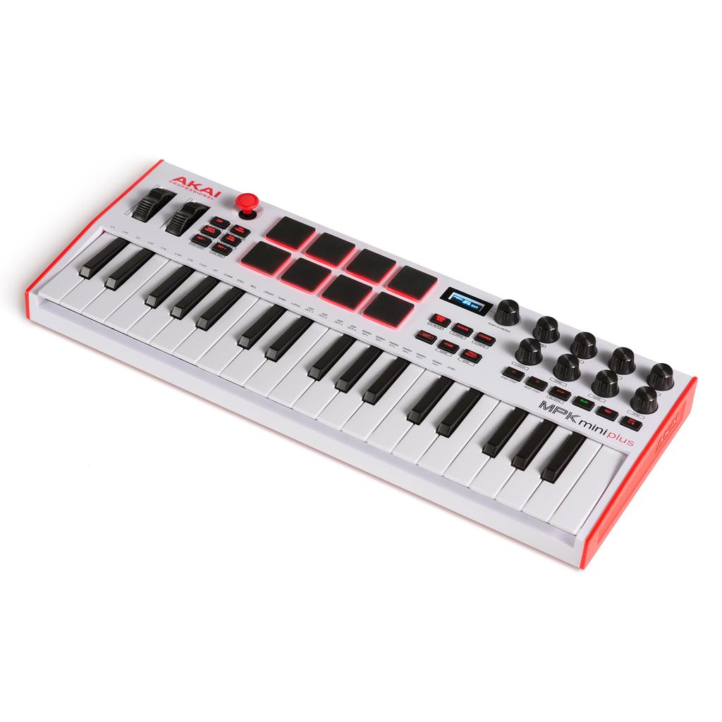 Akai Professional 37-клавишная USB MIDI-клавиатура Контроллер MPC Drum Pad MIDI DAW Control Step Sequencer Программное обеспечение для создания музыки в комплекте Совместимость с ПК