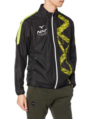 Mizuno Дышащий термо-утепляющий тренировочный размер S куртка N-XT, 32JE0740, Черный, (Япония)