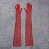 70Cm Sheer Tulle Gloves Ultra Thin Gloves Elbow Long Gloves Po Shooting