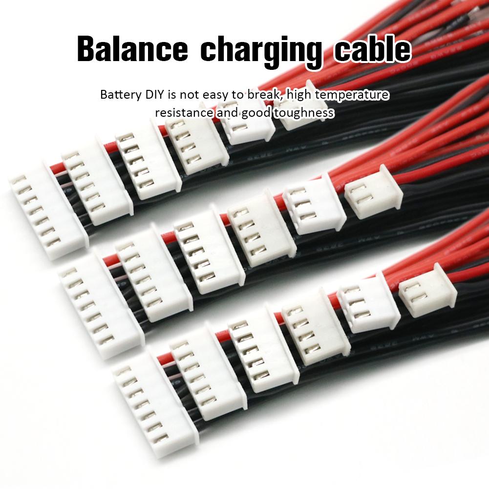 5pcs/lot 1S 2S 3S 4S 5S 6S Lipo Battery Balance Charger Cable IMAX B6 Connector Plug Wire