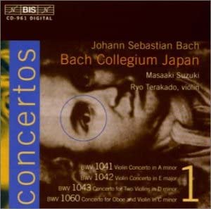 CD RYO TERAKADO BACH BACH COLLEGIUM Bach Complete VN Concerto KKCC2300 2000 Japan ObiClassical Used