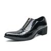 Fashion Fashion Men's Wedding Dress Patent Leather Shoes Male Gold Blue Black Prom Punk Rock Homecoming  Oxfords Footwear Zapatos Hombre