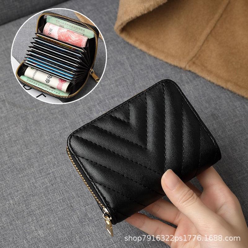 Женский Премиум Кошелек-Кардхолдер из ПУ с Множеством Отделений Легкий RFID-Блокирующий Органайзер для Повседневного Использования