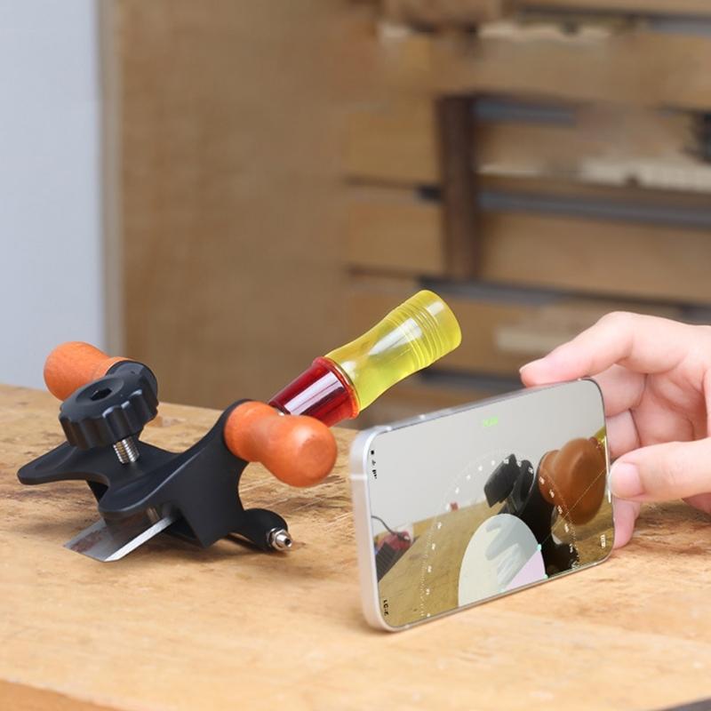 Направляющая для хонингования деревообрабатывающего инструмента. Приспособление для заточки с деревянной ручкой для долот и рубанок. Легкое достижение остроты.