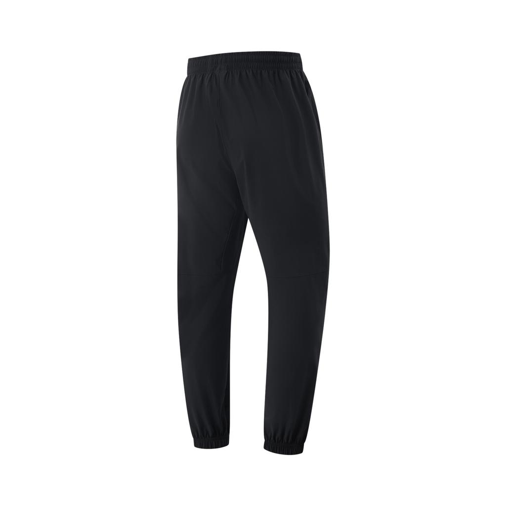 Li-Ning Джимми Батлер Однотонные Дышащие Универсальные Джоггеры Вязаные Спортивные Штаны Мужские брюки Черные AKYV191-1