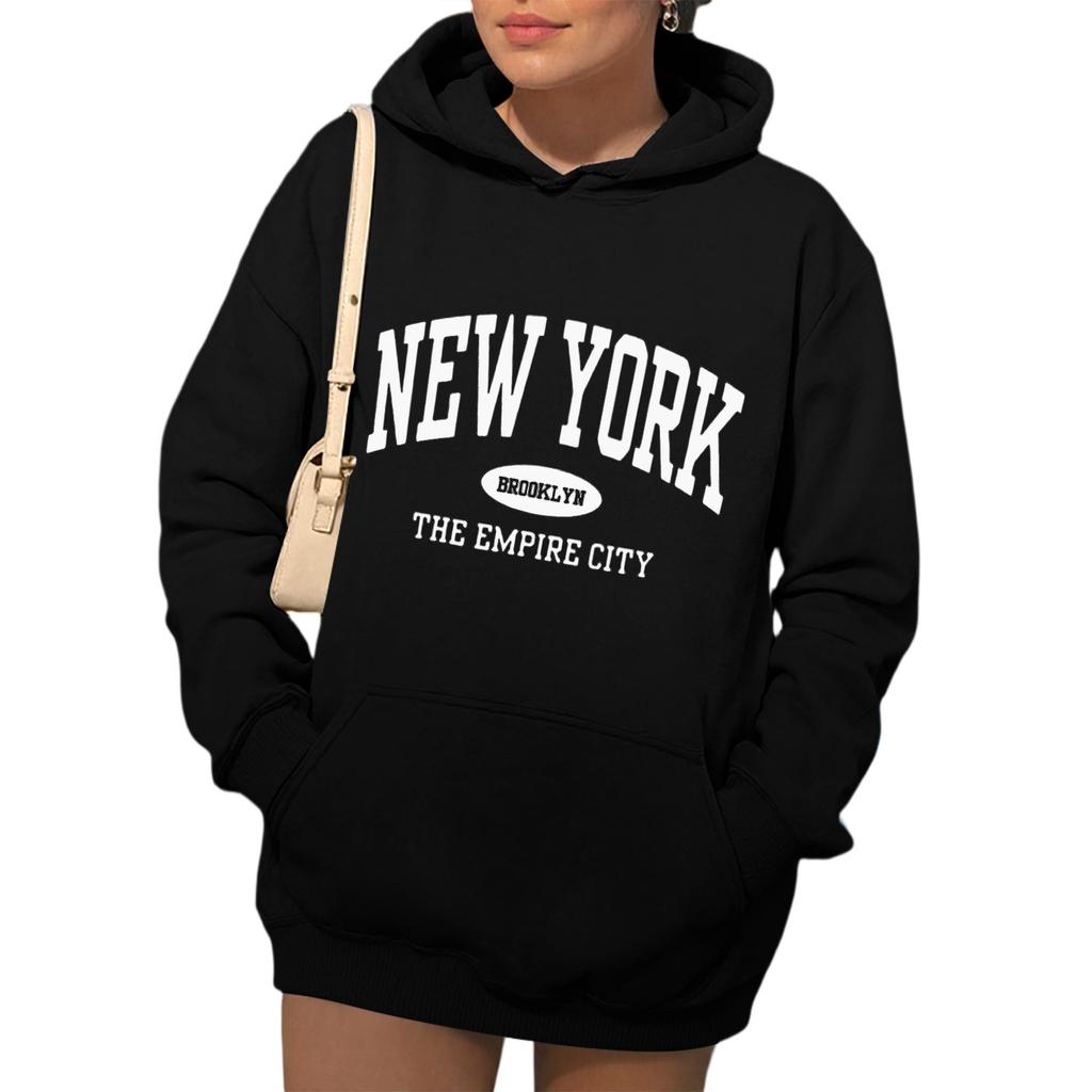 Женские толстовки, осенняя мода, свитшоты с принтом, повседневная толстовка с длинным рукавом, свободная толстовка, осенняя толстовка