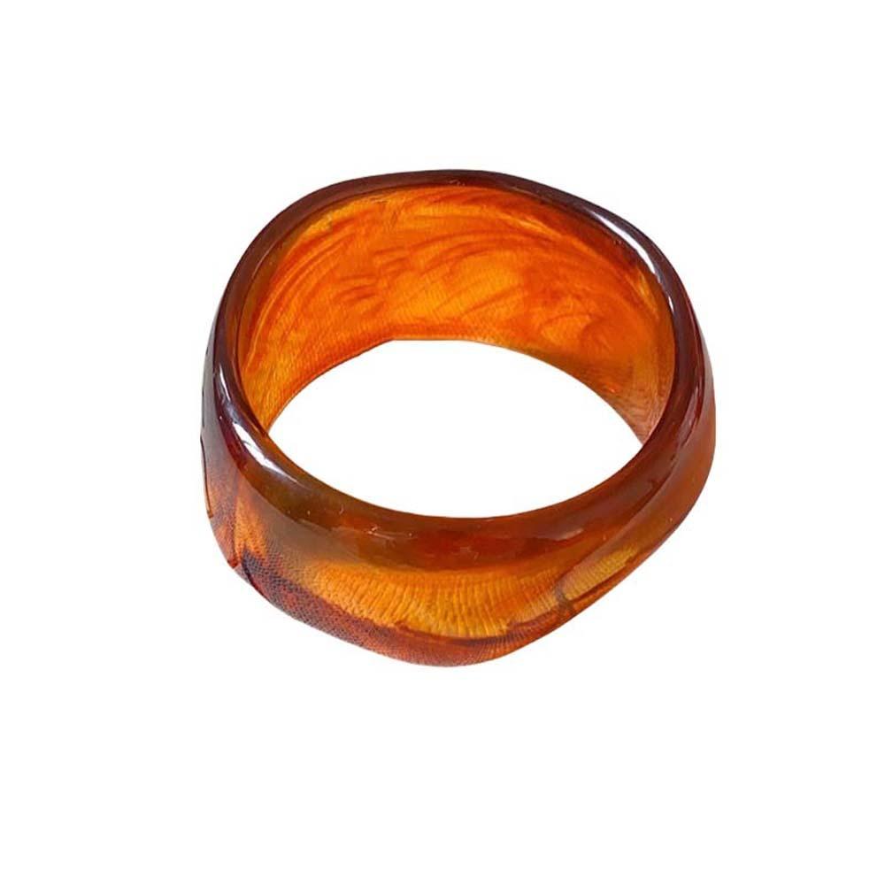 Exaggerated Wide Chunky Bangles Irregular Hand Ring Geometric Bracelets  Women