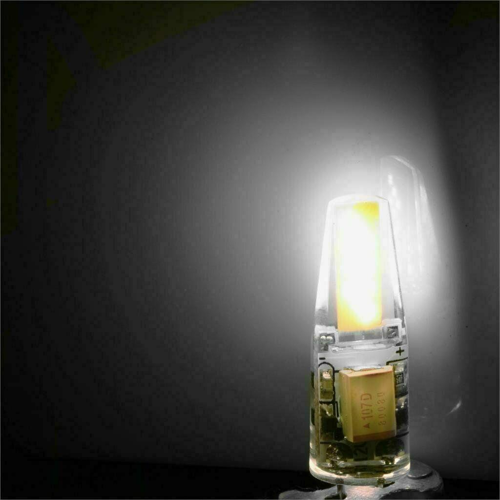 5 шт. Мини G5 1505 SMD COB Светодиодная лампа AC/DC 12V 220V Светодиодная COB лампа Теплый/Холодный белый 6W Светодиодный свет Замена галогенной лампы 40W