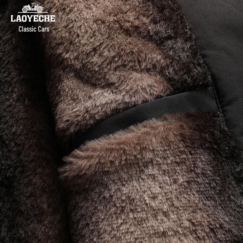 LAOYECHE Мужская зимняя куртка с подкладкой для среднего/пожилого возраста