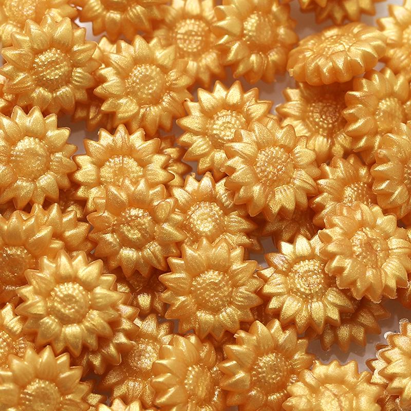 Huidisi Перламутровые Гранулы Сургуча Смешанных Цветов Подсолнух для Штампов