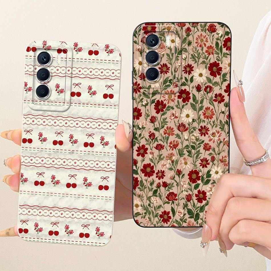 Для Infinix Zero 5G 2023 X6815C X6815D Милый Кот Цветок Мультяшный Чехол для Телефона Для Infinix Zero 5G (2023) Мягкие силиконовые бамперы