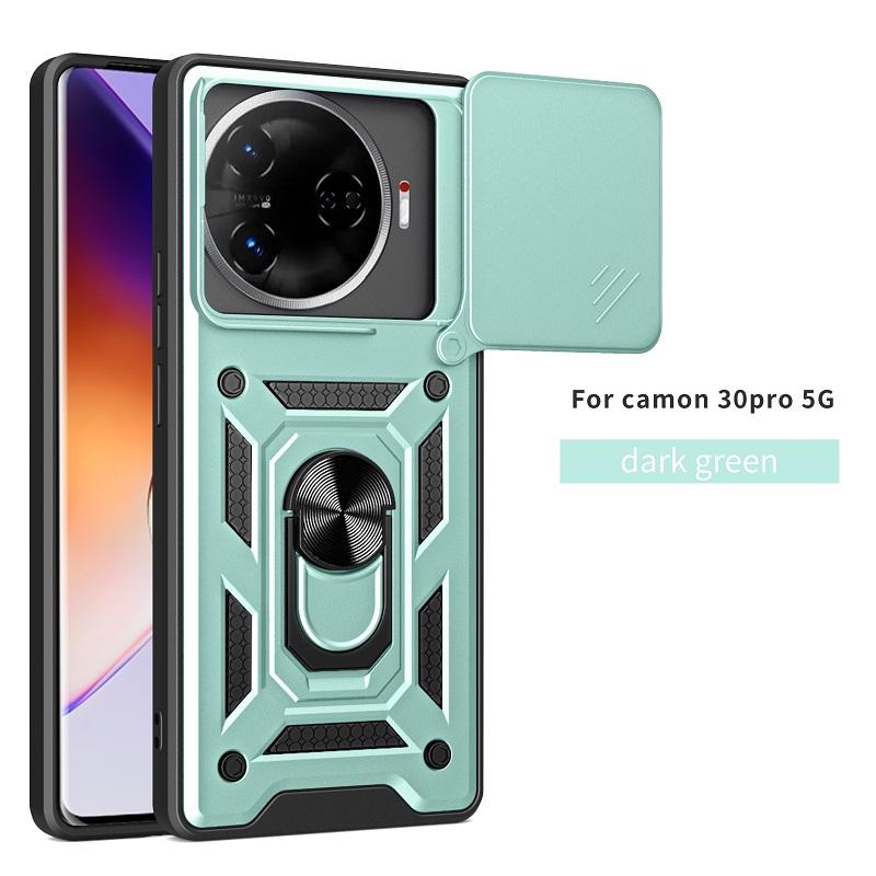 Роскошный откидной чехол для объектива камеры Tecno Camon 30 Pro 5G, противоударный бампер, устанавливаемый на автомобиль, магнитный чехол-подставка