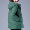 Женские зимние теплые куртки Утепленные хлопком Парка с капюшоном Верхняя одежда С длинным рукавом Пальто Легкие Удобные Большого размера Женские парки