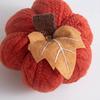 1/3Pcs Mini Knit Pumpkins Realistic Looking Faux Fall Harvest Crochet Pumpkins Thanksgiving Table Setting Small Knit Pumpkins