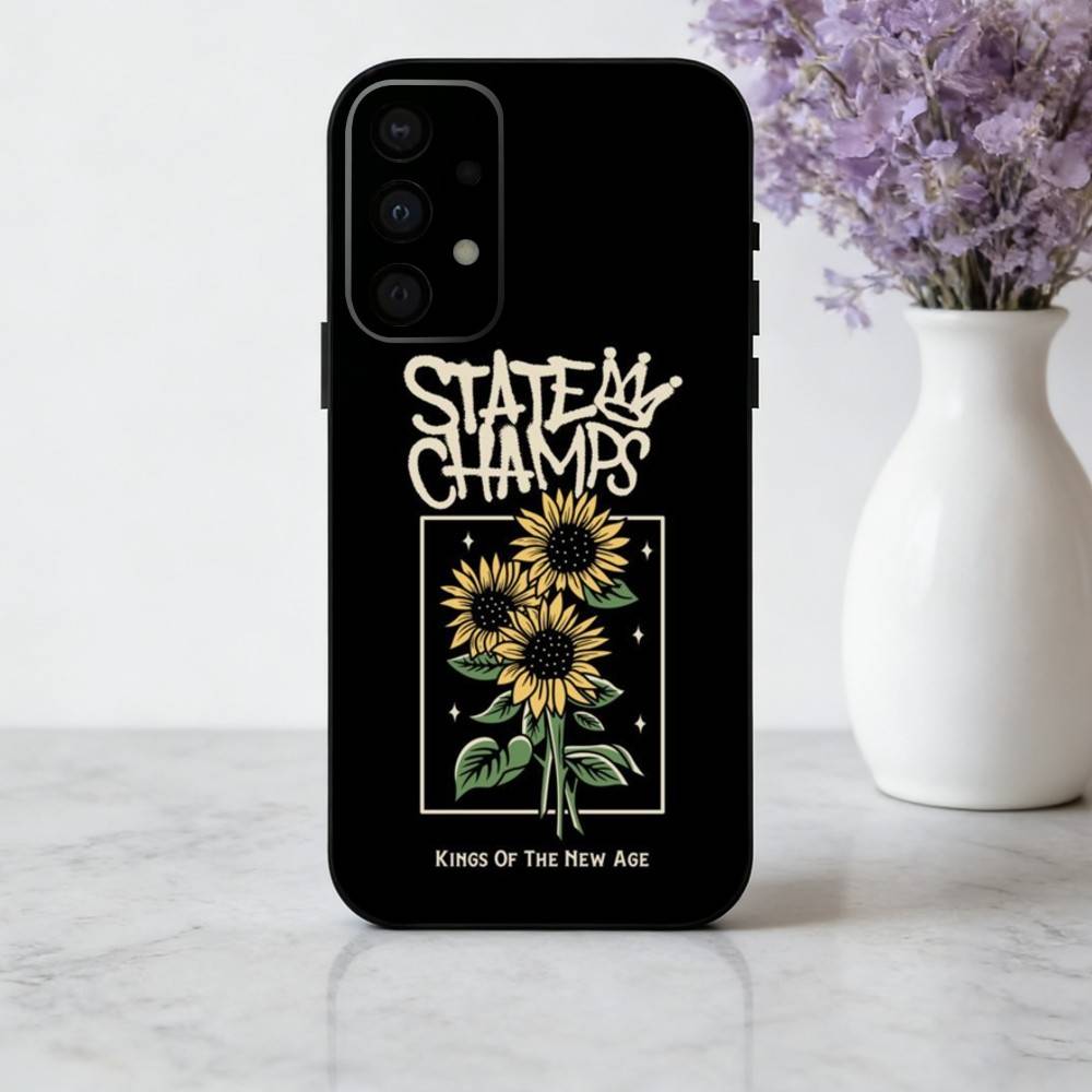 Чехол для телефона Rock S-State C-Champs Band для Samsung Galaxy A73, A72, A71, A70, A53, A52, A51, Мягкий силиконовый черный чехол