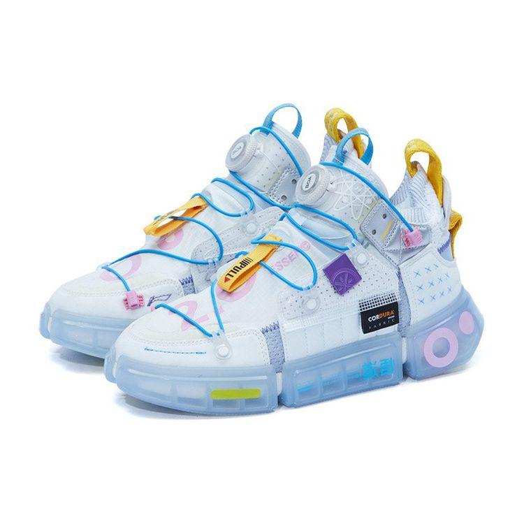 Li Ning Wudao 2 Futuristic Fabric TPU Shock Absorption Non-Slip Wear-Resistant Breathable Lightweight Low-Top Sports Casual Shoes AGWR022-2