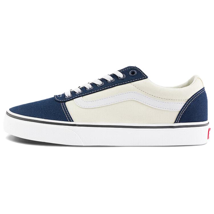 Vans Ward Simple Low Top Canvas Shoes Men Sneakers Blue White VN0A38DM5S2