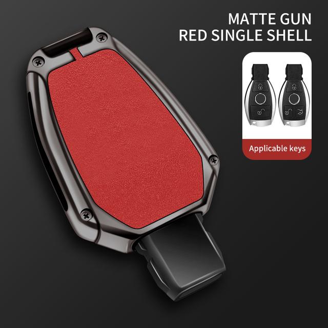 Чехол для дистанционного ключа автомобиля из цинкового сплава, брелок для Mercedes Benz ABCE Class GLA CLA GLC CLS W204 W221 W205 W176 W212 W463 AMG