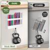 No Drilling Straw Storage Rack Reusable Cabinet Door Storage Container  Restaurant Application