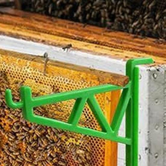 2Pcs Beehive Frame Holder Beehive Frame Bracket Supports Multi Bee Frames Hive Frame Perch Easy Inspection Harvest for Beekeeping