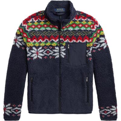 Куртка Polo FW23 Длинный рукав Молния Тедди Флис Многоцветный Детский Детские куртки CWPOKNIY8020919-410