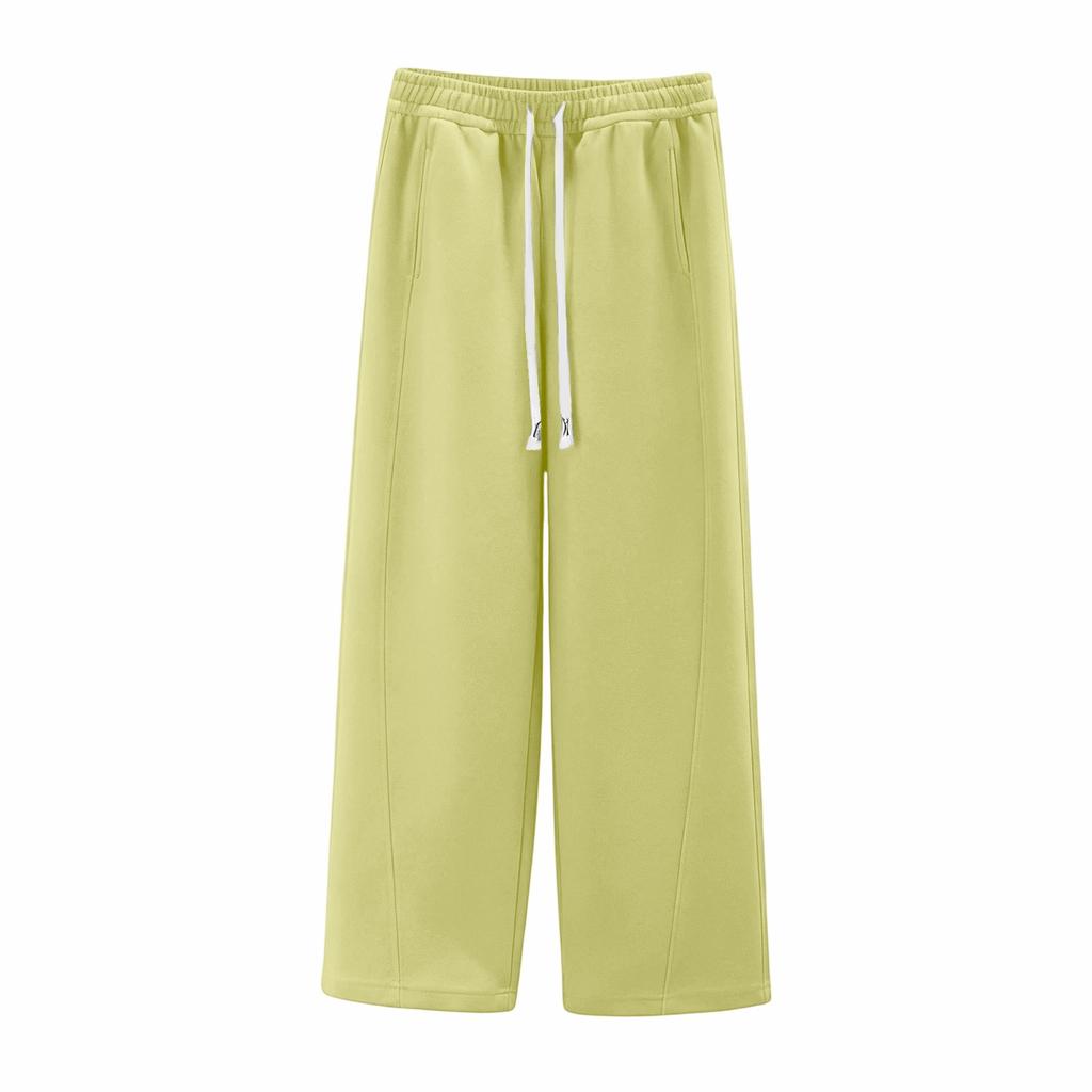 Женские прямые спортивные штаны, свободные, облегающие, шаровары, с высокой талией, повседневные