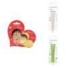 Kit pour biscuit en relief Coeur + 2 Stylos au chocolat blanc et vert clair