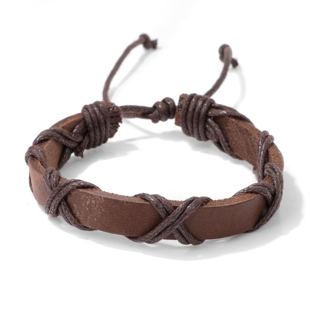 JYL TS Bracelet Men's Volcanic Stone Crown Set Bold Enhances Authority And Luck